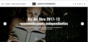 Libros Prohibidos estrena imagen y web. Javier Miró
